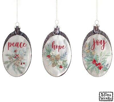 ORNAMENT PEACE JOY HOPE AS - Holiday Corner