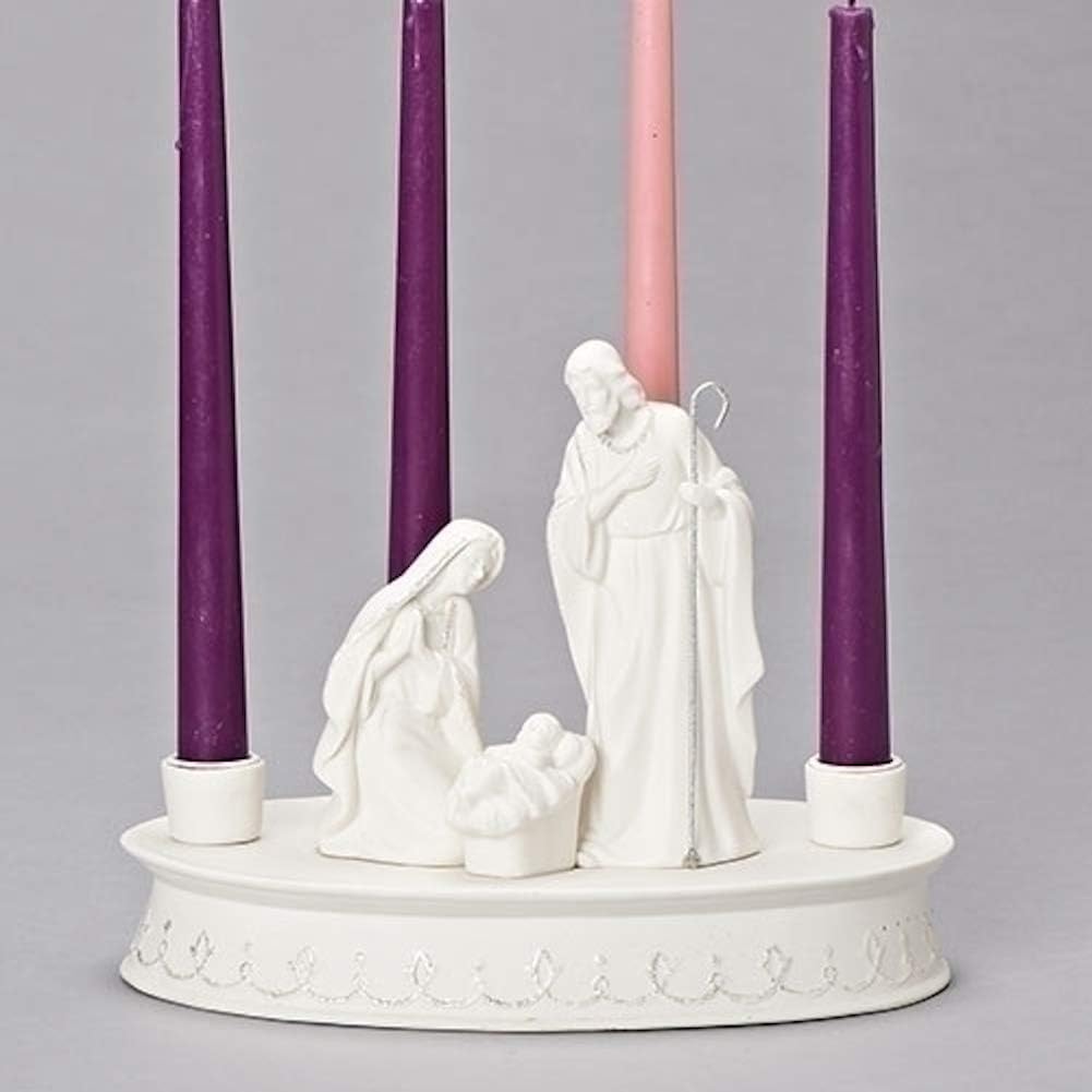 Holy Family Advent Wreath - Holiday Corner