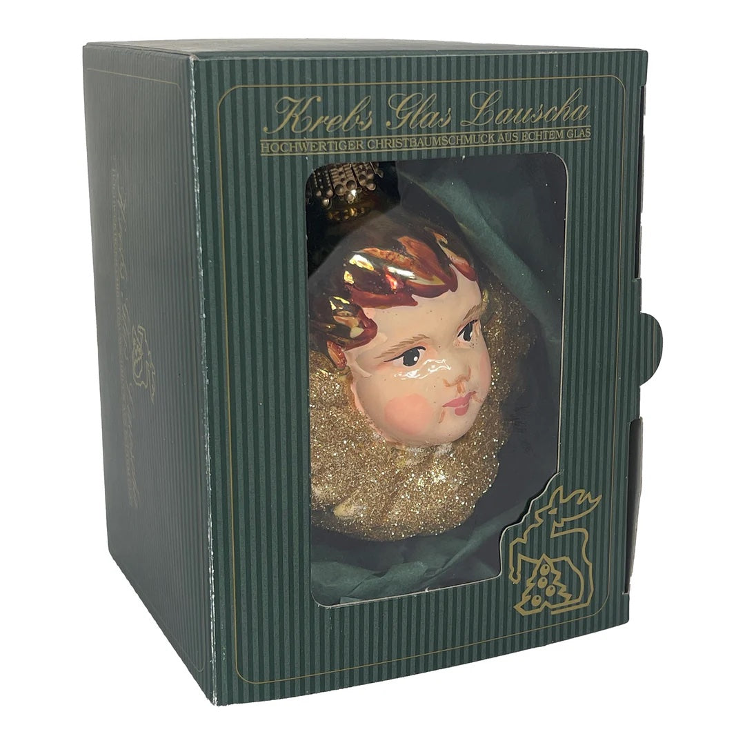 Ukrainian: Angel, Gold/ Brown/ Nude, Figurine Christmas Ornament - Holiday Corner
