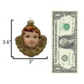 Ukrainian: Angel, Gold/ Brown/ Nude, Figurine Christmas Ornament - Holiday Corner