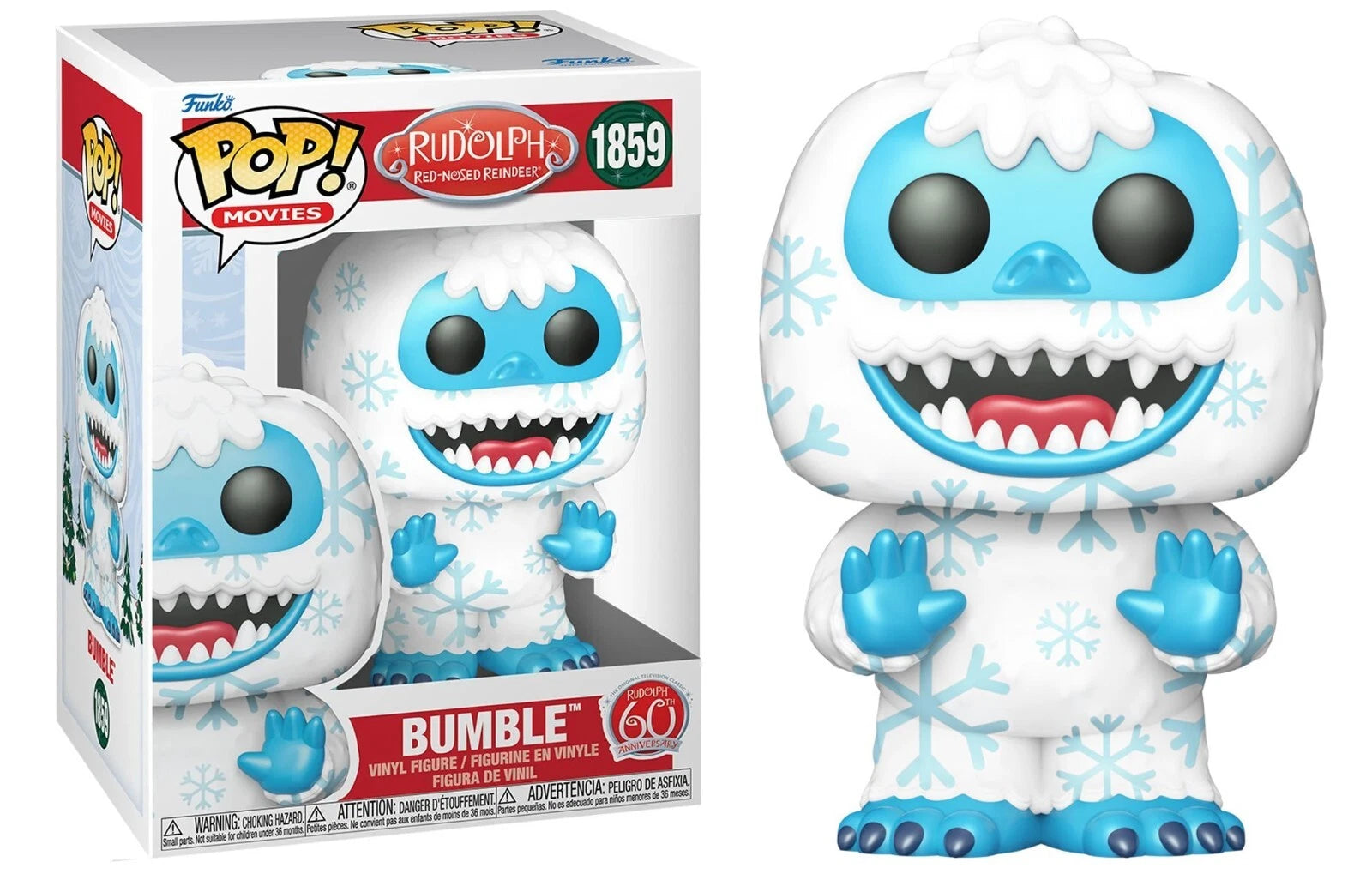 Funko Pop Vinyl Figure Bumble Ornament #1859 - Rudolph The Red-Nosed Reindeer - Holiday Corner