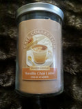 New Yankee Candle 20oz Two-Wick Cafe Collection - Vanilla Chai Latte - Holiday Corner