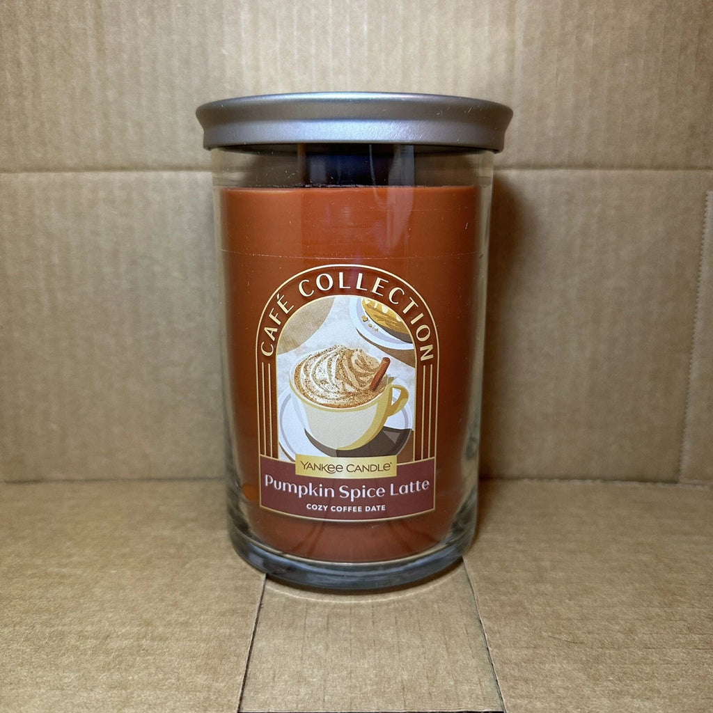Yankee Candle 20oz Pumpkin Spice Latte - Cozy Coffee - Holiday Corner