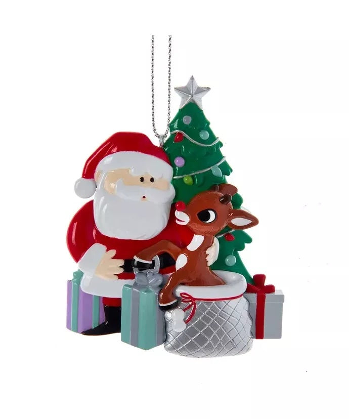 Rudolph The Red Nose Reindeer® With Tree Ornament - Holiday Corner
