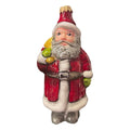 Rustic Santa, Red/ White, Figurine Ukrainian Made Christmas Ornament - Holiday Corner